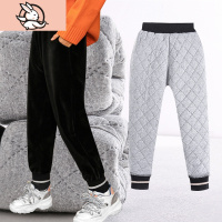 HUAYANGTU女童棉裤三层加厚款保暖一条过冬儿童外穿洋气中大童女孩冬季加绒裤子童