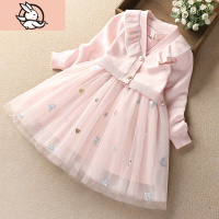 HUAYANGTU女童连衣裙春秋小童公主裙洋气韩版2021儿童春季网红裙子爆款春款裙子童