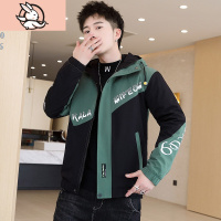 HUAYANGTU13岁男孩初中生加绒外套大童青少年棉服14宽松16高中学生加厚冬装棉服童