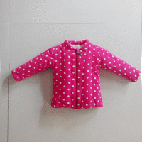 HUAYANGTU宝宝手工棉衣棉花内胆弹性加厚棉服童装棉袄婴幼儿小童中童背带裤棉服童