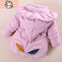 HUAYANGTU童装女童棉衣2020反季小孩外套儿童羽绒棉服宝宝冬装洋气保暖棉袄棉服童