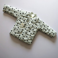 HUAYANGTU儿童手工棉花棉袄冬季加厚儿童棉棉花棉衣宝宝棉花棉袄手工制作棉服童