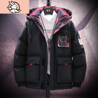 HUAYANGTU冬季外套男孩棉衣棉服13大童男装12-15岁17初中学生14-16冬装棉袄棉服童