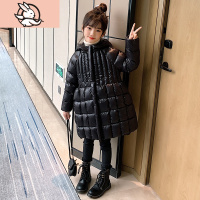 HUAYANGTU低价]女童棉服2020冬装新款儿童长款棉衣棉袄加厚秋冬外套棉服童