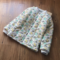 HUAYANGTU娇果布丁冬装新款 定制棉花芯儿童加厚棉棉衣男女童棉袄 可水洗棉服童