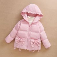 HUAYANGTU女童冬装棉衣韩版洋气外套儿童羽绒棉服女孩中长宝宝加厚外套棉袄棉服童