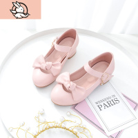 HUAYANGTU小皮鞋女童2020新款女孩春秋季公主中大童四季软底单鞋高跟儿童鞋皮鞋童