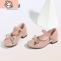 HUAYANGTU女童皮鞋2020新款秋冬单鞋甜美洋气公主鞋小高跟鞋儿童演出鞋女孩皮鞋童
