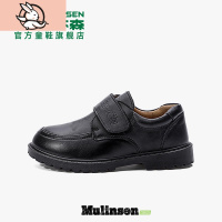 HUAYANGTU儿童皮鞋皮黑色男童鞋子中大童英伦风演出校园小学生皮鞋童