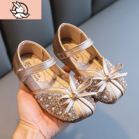 HUAYANGTU女童单鞋水钻公主鞋小皮鞋英伦风宝宝鞋女孩小公主2020新款春秋鞋皮鞋童