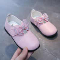 HUAYANGTU女童皮鞋软底童鞋公主鞋2021春秋新款儿童鞋宝宝鞋舞蹈鞋学生单鞋皮鞋童