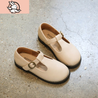 HUAYANGTU女童玛丽珍皮鞋2021春季儿童学生复古学院风公主单鞋宝宝皮童鞋皮鞋童