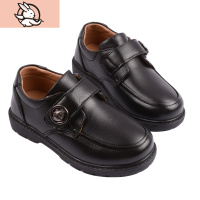 HUAYANGTU澳雅王儿童皮鞋黑色皮春秋新款男童软底英伦演出鞋小学生礼服鞋皮鞋童