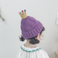 HUAYANGTU宝宝帽子秋冬可爱加厚婴儿帽子冬婴幼儿针织帽儿童毛线帽超萌保暖帽子童