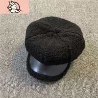 HUAYANGTU女童帽子冬季贝雷帽时尚百搭画家帽宝宝八角帽防寒帽子儿童鸭舌帽帽子童