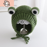 HUAYANGTU婴儿帽子秋冬天婴幼儿女宝宝儿童针织毛线帽网红冬季男童可爱超萌帽子童