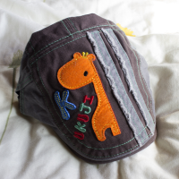 HUAYANGTU韩版1儿童2宝宝帽子3岁春天4春秋6日系鸭舌帽个月男童女孩贝雷帽帽子童