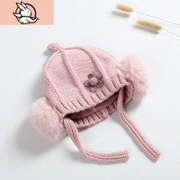 HUAYANGTU宝宝帽子男女婴儿帽子秋冬季可爱超萌婴幼儿儿童帽子小孩毛线帽帽子童