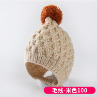 HUAYANGTU婴儿帽子秋冬韩版可爱婴幼儿0-3-6月男女童保暖帽一岁宝宝毛线帽帽子童