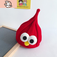 HUAYANGTU婴儿帽子秋冬韩版男女儿童针织帽可爱超萌西瓜帽保暖宝宝毛线帽潮帽子童