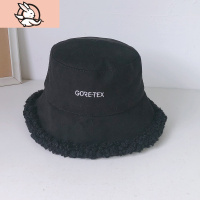 HUAYANGTU儿童帽子秋冬渔夫帽子韩版男童潮麂皮绒羔毛绒双面保暖冬季盆帽帽子童