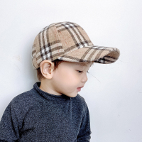 HUAYANGTU儿童帽子男童帅气潮流个性宝宝鸭舌帽秋冬女童时尚洋气冬季棒球帽帽子童