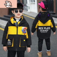 HUAYANGTU男童外套秋冬风衣中大儿童冲锋衣三合一可拆卸眼镜吃鸡上衣风衣童