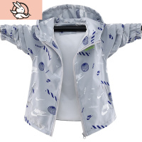 HUAYANGTU童装儿童户外冲锋衣女童春秋3-15岁防水韩版风衣夹克套中大童外套风衣童