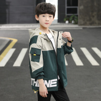 HUAYANGTU男童外套春装2021新款洋气儿童春秋季中大童男孩洋气韩版风衣潮流风衣童