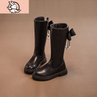 HUAYANGTU女童鞋儿童长靴子2020年新款冬季秋冬款长筒高筒冬鞋公主皮靴加绒运动休闲鞋