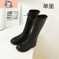 HUAYANGTU女童鞋儿童靴子2020年新款长靴春秋款高筒长筒网红单靴公主马丁靴运动休闲鞋