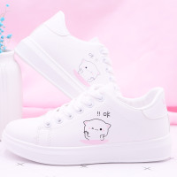 HUAYANGTU女童单鞋儿童跑步鞋百搭韩版女孩中学生大童女鞋子运动白鞋板鞋运动休闲鞋