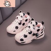 HUAYANGTU女童鞋子2021春季新款时尚儿童运动鞋男童单鞋宝宝加绒潮鞋小童鞋运动休闲鞋