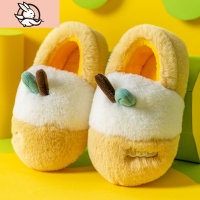 HUAYANGTU儿童棉拖鞋女秋冬季室内防滑家用保暖男女童可爱包跟毛绒宝宝棉鞋运动休闲鞋