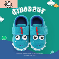 HUAYANGTU单件]儿童棉拖鞋冬男童室内宝宝家居包跟拖鞋加绒运动休闲鞋