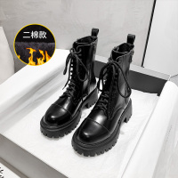 HUAYANGTU女童鞋子马丁靴2020年新款秋冬季网红加绒洋气英伦风短靴儿童靴子运动休闲鞋