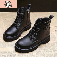 HUAYANGTU女童马丁靴2020年冬季新款女童鞋靴子儿童短靴中大童加绒加厚鞋子运动休闲鞋