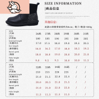 HUAYANGTU斯纳菲女童皮靴子2021秋冬新款黑色小女孩棉鞋儿童软底加绒短靴运动休闲鞋