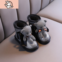 HUAYANGTU2020冬季新款儿童雪地靴可爱百搭时尚加厚小女孩鞋子保暖休闲童鞋运动休闲鞋