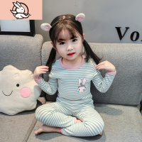 HUAYANGTU儿童内衣套装春秋冬季棉女童秋衣秋裤宝宝家居服女孩棉毛衫睡衣套装童