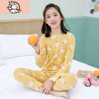 HUAYANGTU女童秋衣秋裤棉儿童中大童12女孩秋冬棉保暖内衣两件套装15岁内衣童