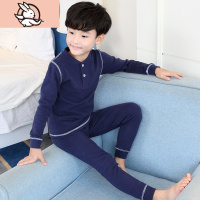 HUAYANGTU男童秋衣秋裤棉儿童内衣套装6保暖8中大童线衣线裤12岁15小男孩内衣童
