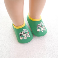 HUAYANGTU棉布袜底宝宝薄绒地板袜防滑软底儿童室内袜套男女童卡通早教鞋袜袜