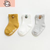 HUAYANGTU宝宝地板袜儿童婴儿袜子春秋季0-5岁防滑光脚室内早教防滑底学步袜
