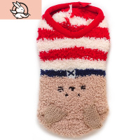 HUAYANGTU宝宝地板袜儿童鞋袜学步早教袜套加厚保暖防滑底软底室内袜子冬季袜