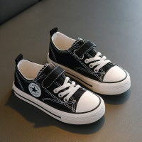 HUAYANGTU儿童帆布鞋男童女童低帮春季新款潮流透气学生软底小白鞋潮童板鞋帆布鞋儿童帆布鞋