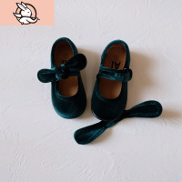 HUAYANGTU浅口女童布鞋春季儿童单鞋小童宝宝幼儿园室鞋魔术贴小女孩公主鞋帆布鞋儿童帆布鞋