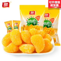 [买两份减8元]雅客芒果糖500g软糖水果糖零食果汁QQ糖糖果批发散装橡皮软糖喜糖
