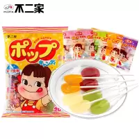 [买两份减5元]不二家棒棒糖(奶茶+巧克力)20支袋装果味牛奶棒棒糖硬糖休闲零食糖果