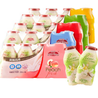 【满45元免邮】界界乐乳酸菌（蜜桃味）100ml*4瓶儿童早餐奶酸奶网红抖音同款含乳饮品